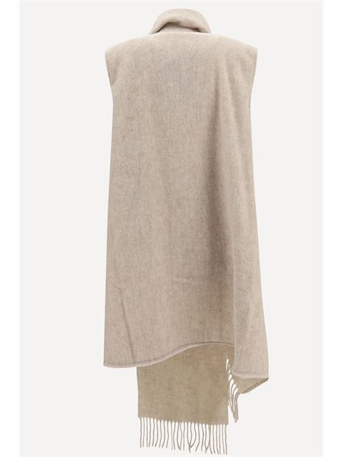 wool vest with scarf FABIANA FILIPPI | SAD216A908M5380164